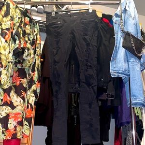 Black Ripped Jeans size 11 Great Condition